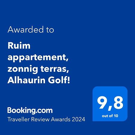 Ruim Appartement, Zonnig Terras, Alhaurin Golf! 阿尔豪林格朗德 外观 照片
