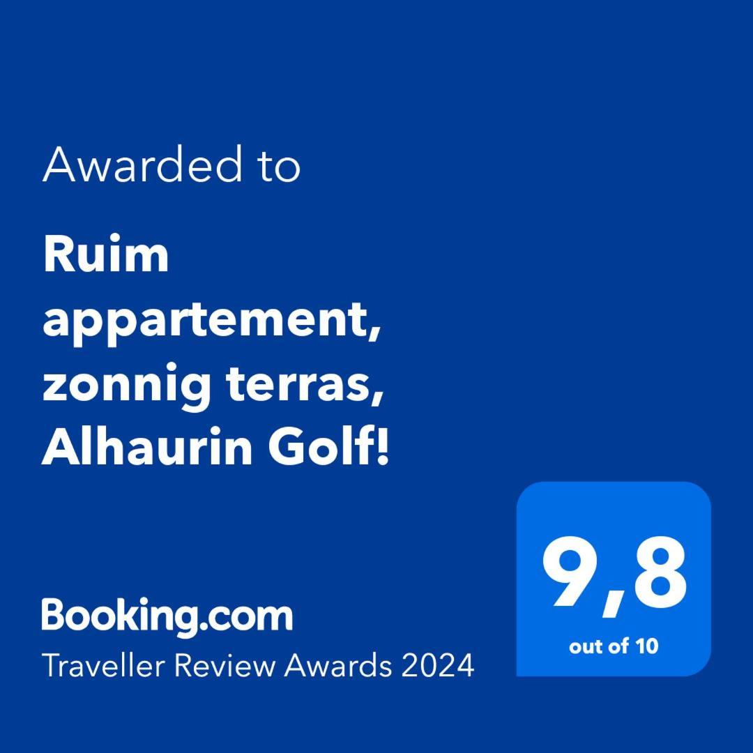 Ruim Appartement, Zonnig Terras, Alhaurin Golf! 阿尔豪林格朗德 外观 照片